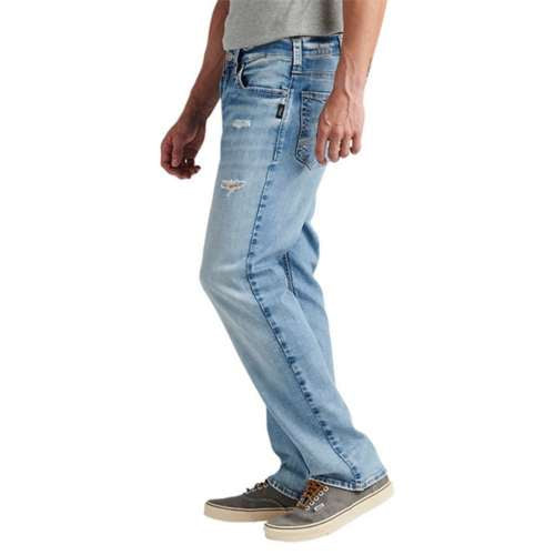 Silver Allan Classic Fit Straight Fit Jeans