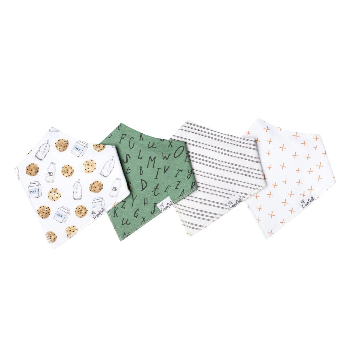 Copper Pearl Baby Bandana Bib Set (4pk)