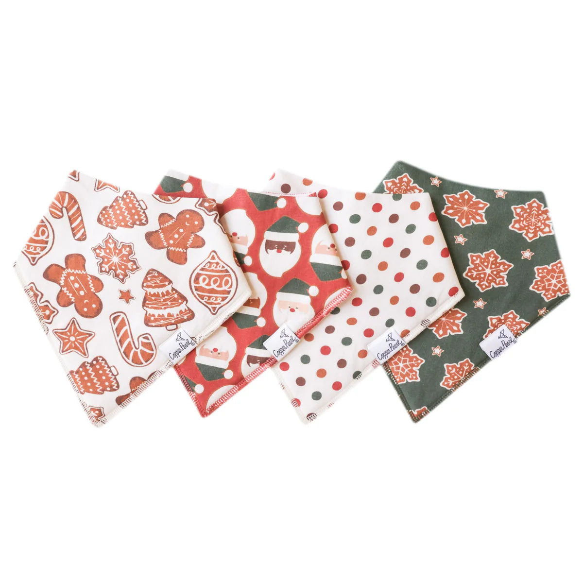 Copper Pearl Baby Bandana Bib Set (4pk)