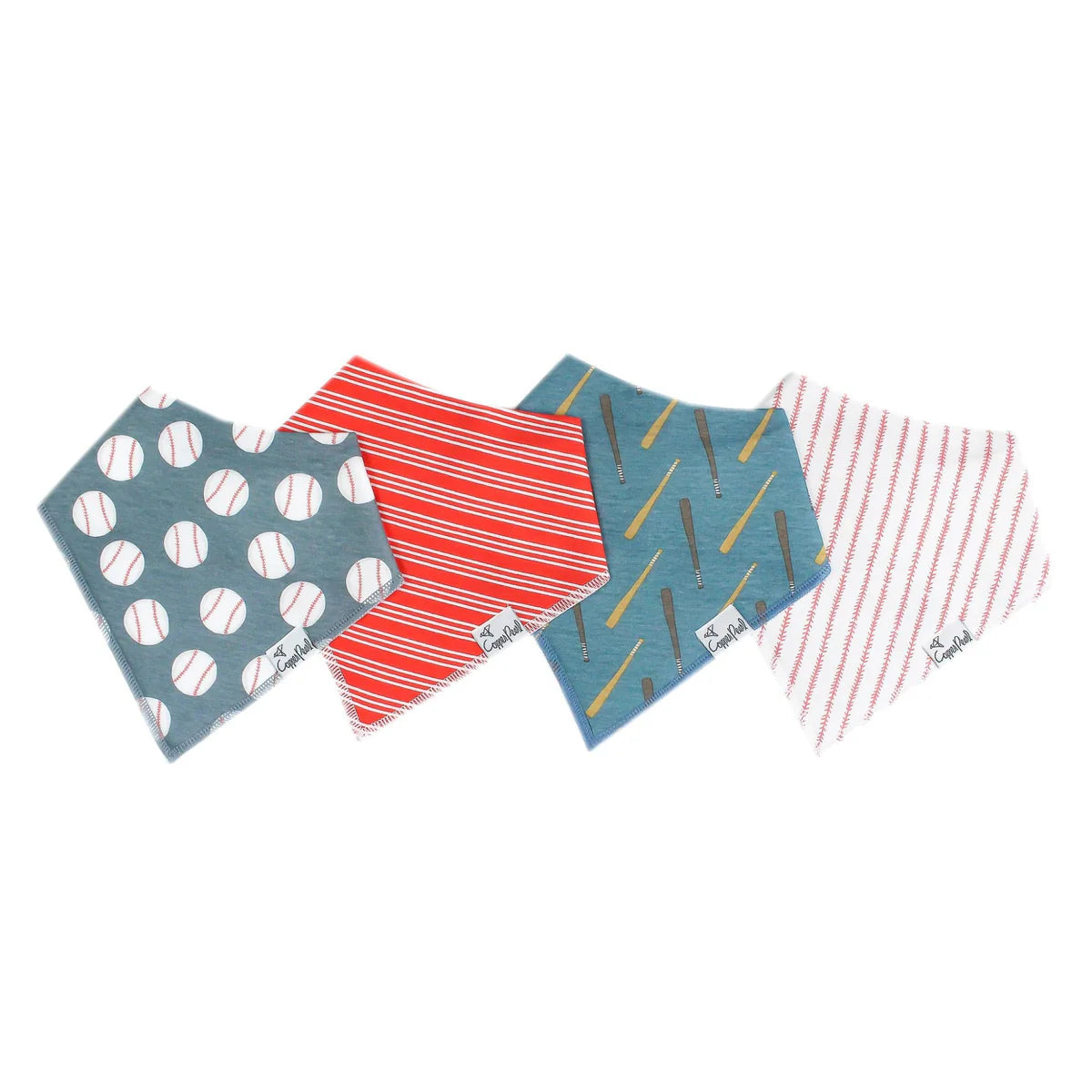 Copper Pearl Baby Bandana Bib Set (4pk)