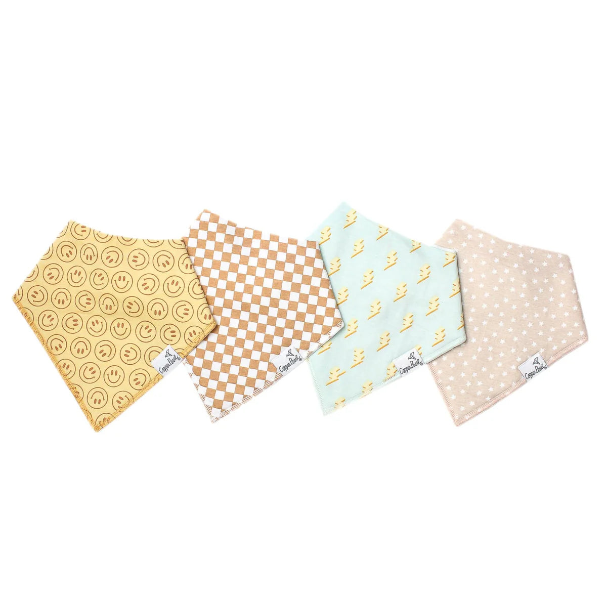 Copper Pearl Baby Bandana Bib Set (4pk)