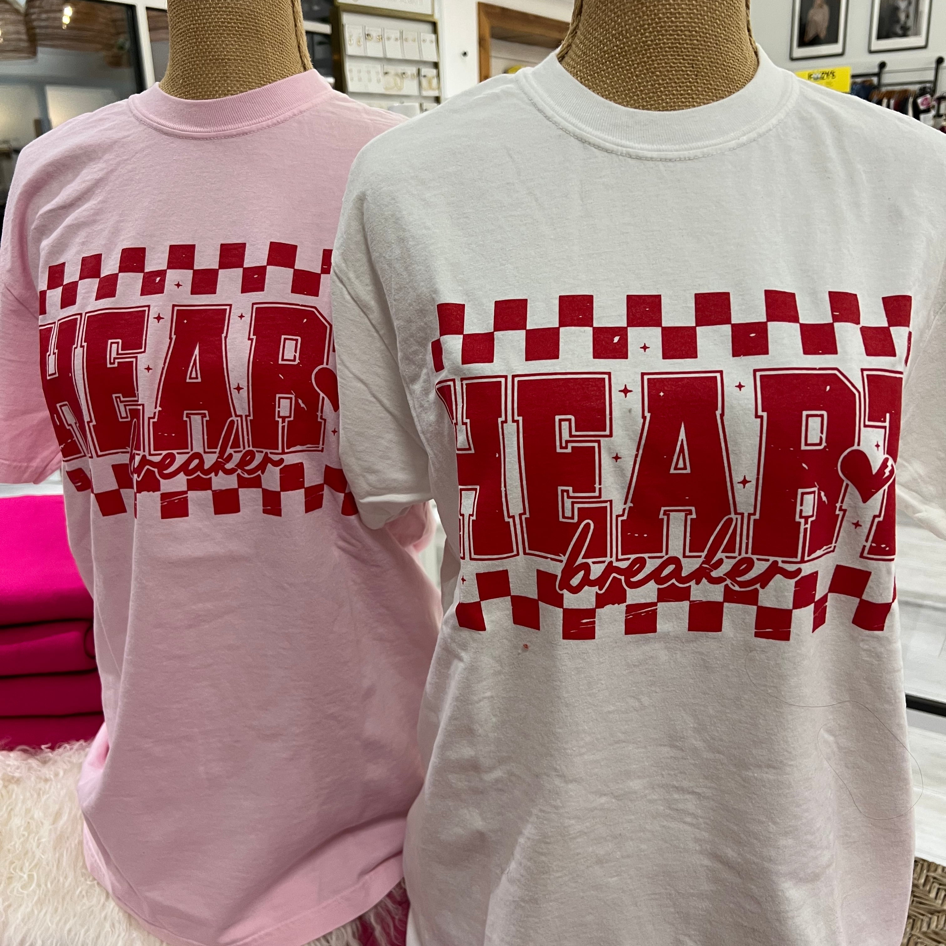 Ckeckered Heart Breaker Tee