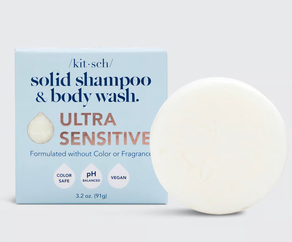 Kitsch Ultra Sensitive Shampoo & Body Wash Bar Fragrance Free