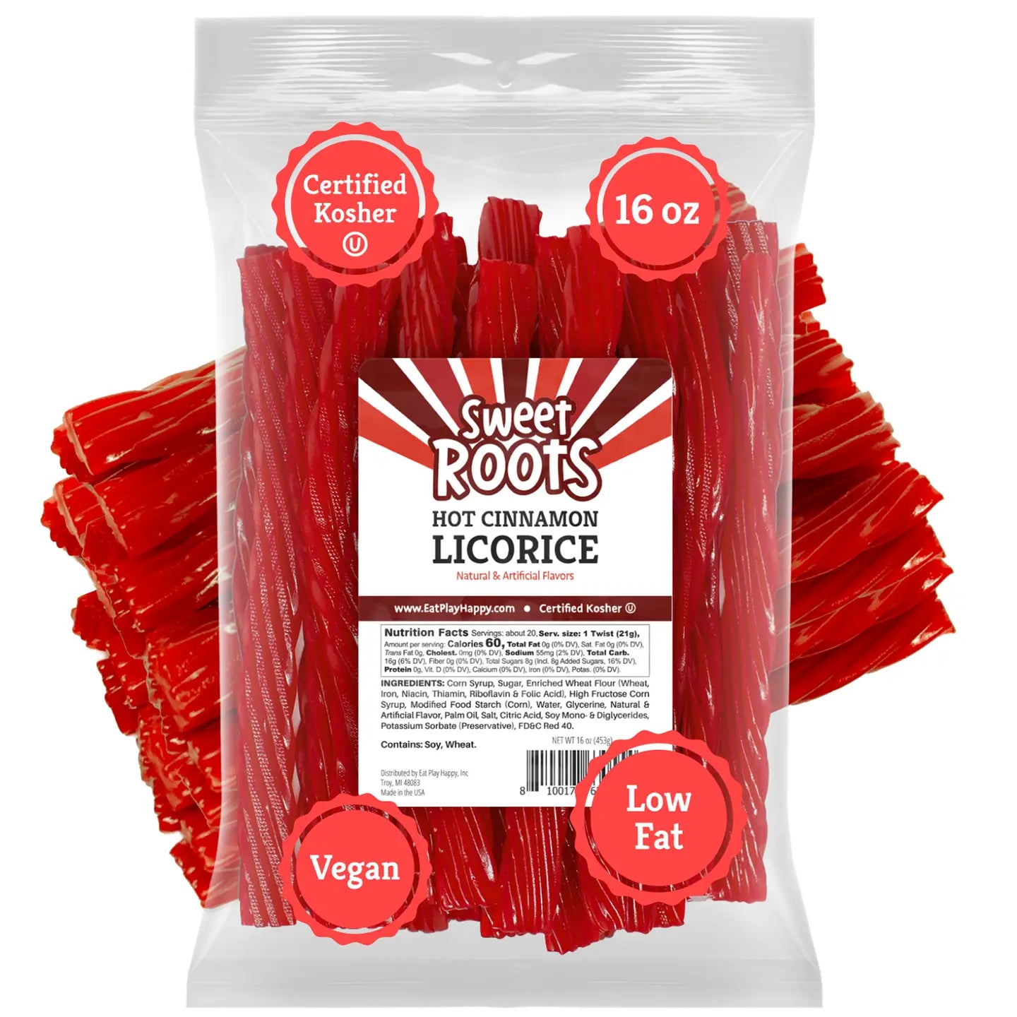 Sweet Roots Hot Cinnamon Licorice 16oz