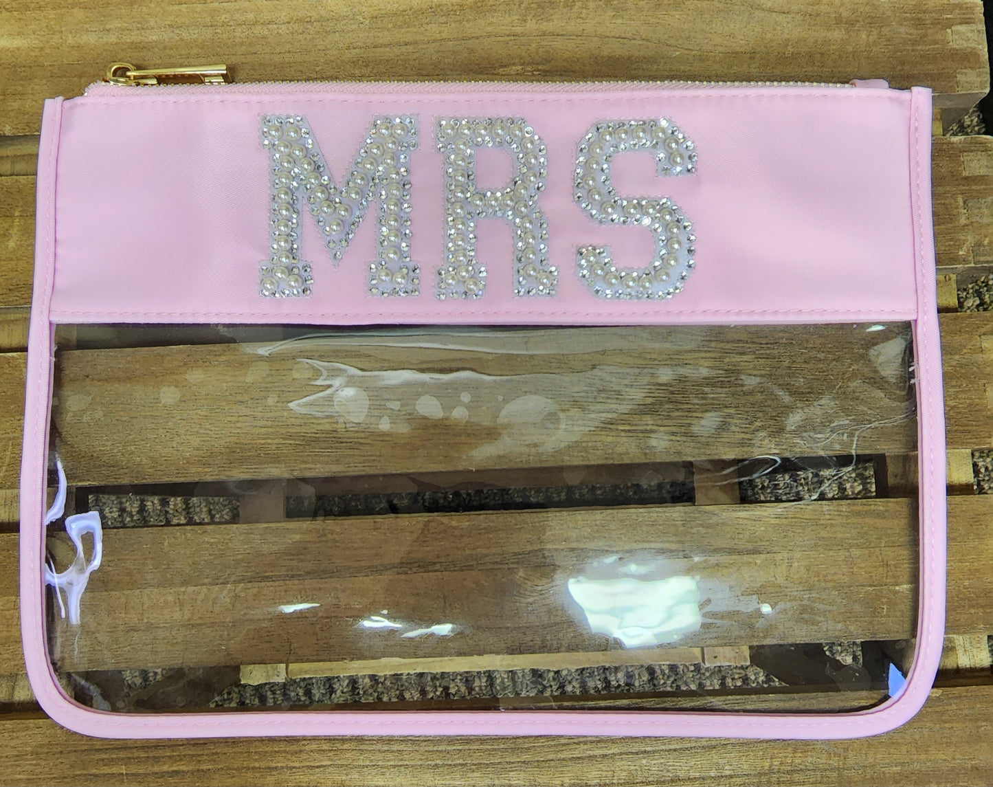 MRS CLEAR VARSITY POUCH