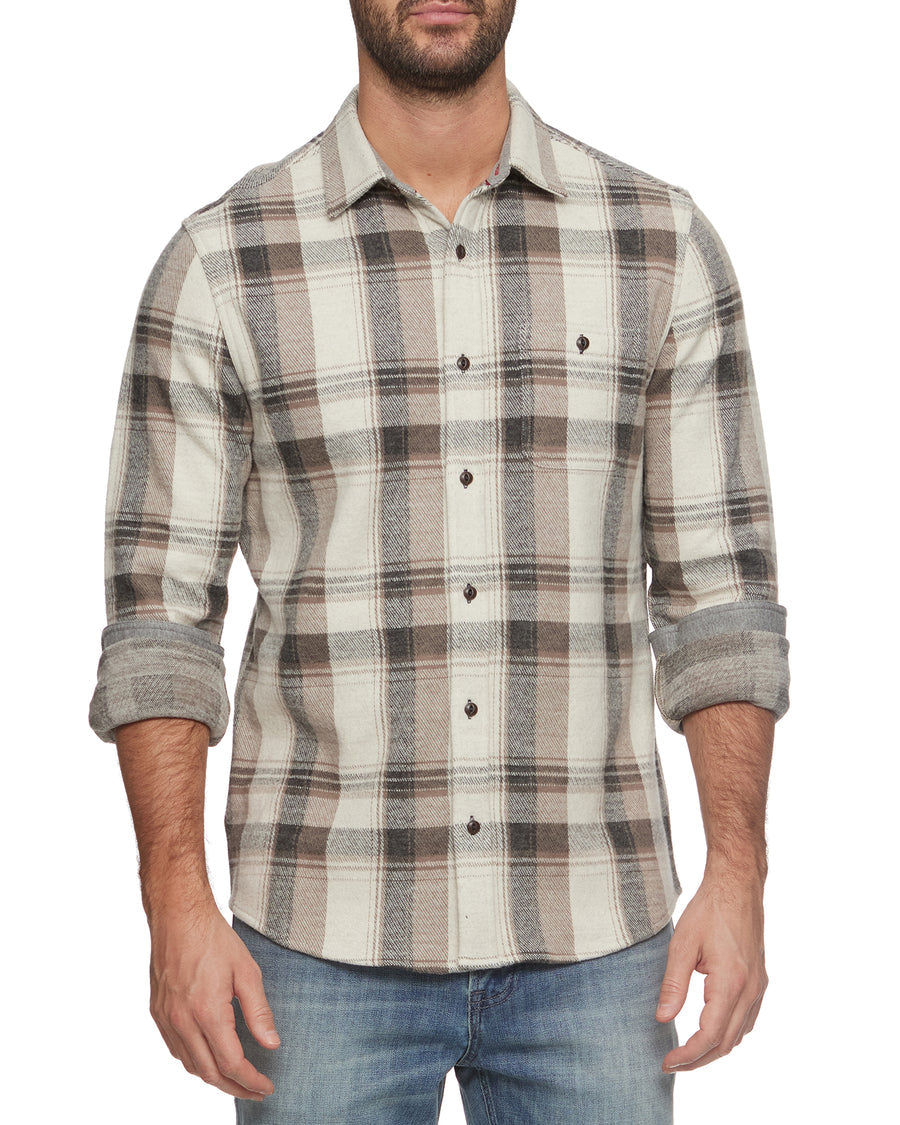 FLAG & ANTHEM CLEARBROOK LONG SLEEVE HERO KNIT FLANNEL