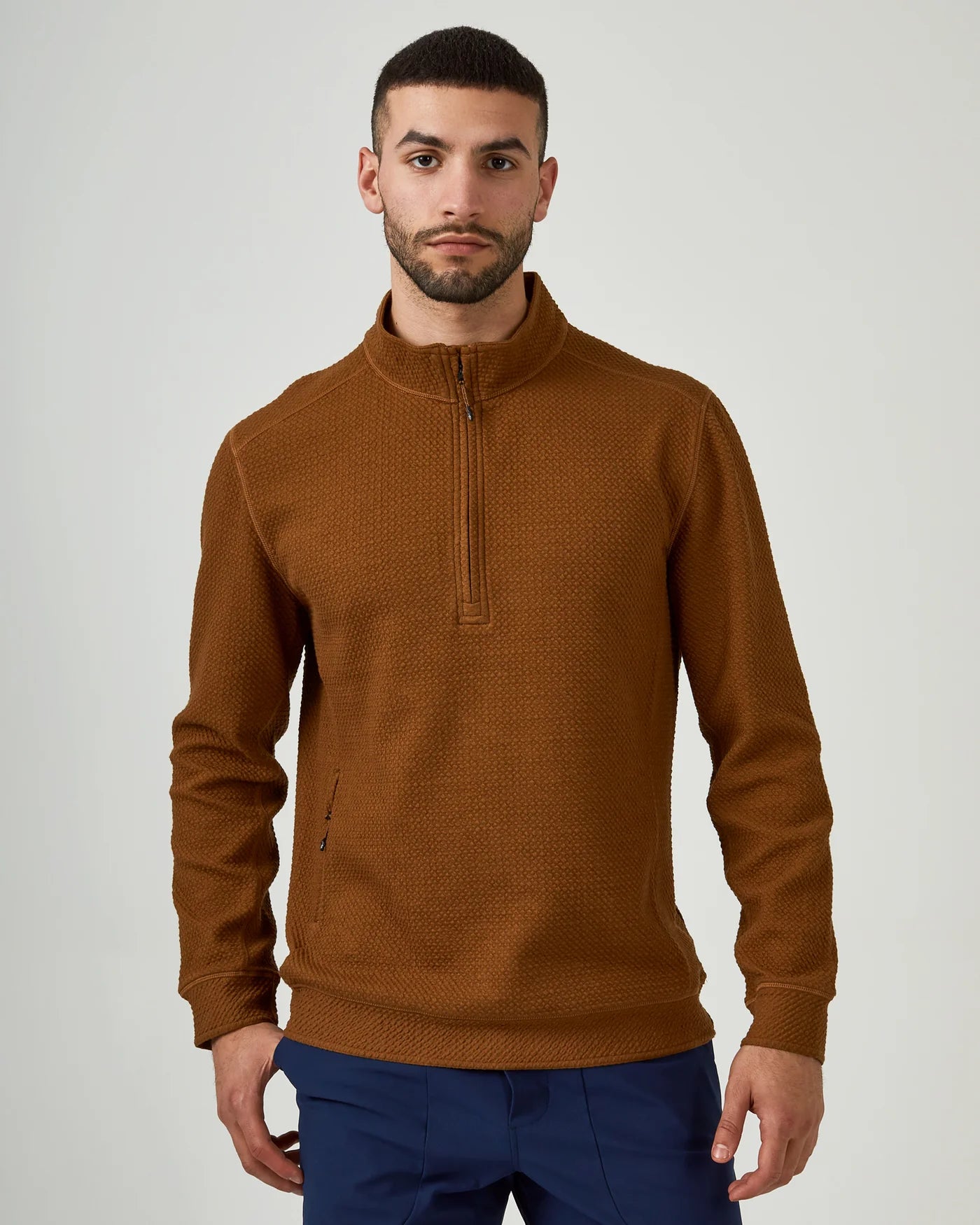 7Diamonds Restoration Qrt. Zip Pullover(Camel)