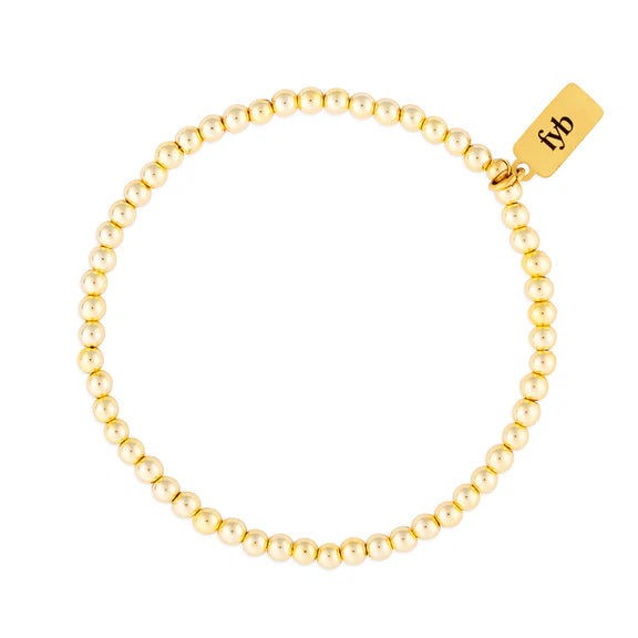 Gold Staple Bracelet