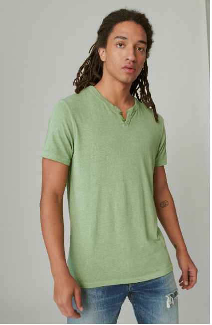 LB Venice Burnout Notch Shirt