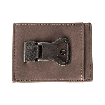 MM Leather Money Clip With Bottle Opener